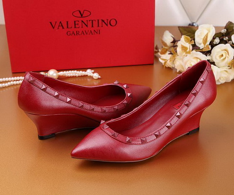 Valentino Shallow mouth wedge Shoes Women--002